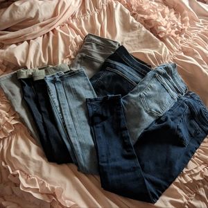 Lot of 4 XS/S Jeans